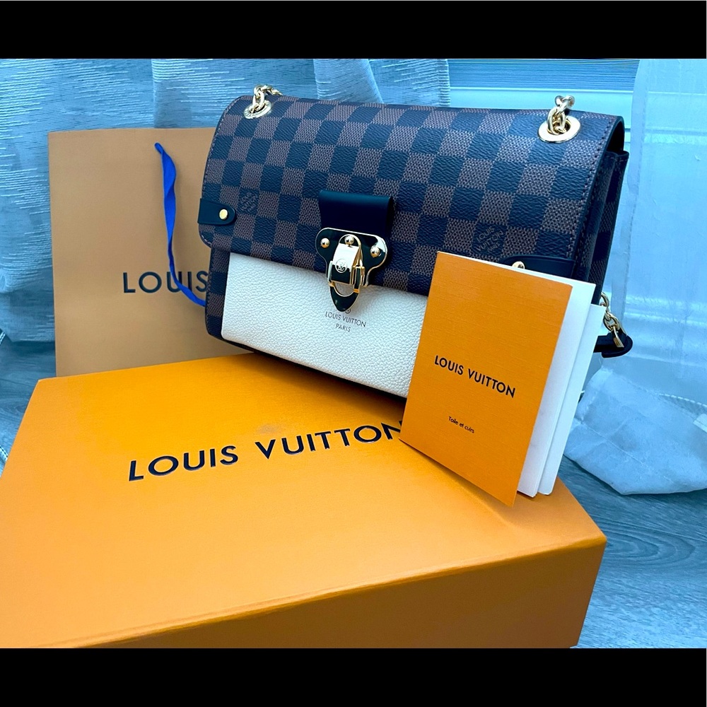 Louis Vuitton - Vavin Handbag Damier with Leather PM